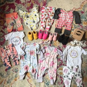NEWBORN lot! Rags to Raches and other brand